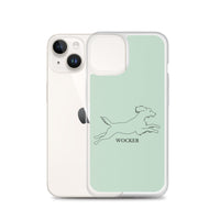 Wocker - Working Cocker Spaniel - iPhone Case - Light Green