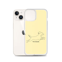 Wocker - Working Cocker Spaniel - iPhone Case - Pale Yellow