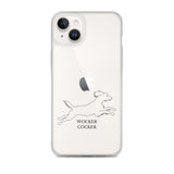 Wocker Cocker - Working Cocker Spaniel - iPhone Case - Clear