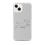 Wocker - Working Cocker Spaniel - iPhone Case - Grey