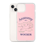 Anatomy of a Wocker - Working Cocker Spaniel - iPhone Case - Pink