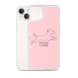 Wocker Cocker - Working Cocker Spaniel - iPhone Case - Pink