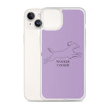 Wocker Cocker - Working Cocker Spaniel - iPhone Case - Purple