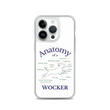 Anatomy of a Wocker - Working Cocker Spaniel - iPhone Case - White