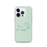 Wocker - Working Cocker Spaniel - iPhone Case - Light Green