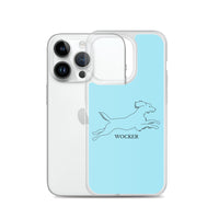 Wocker - Working Cocker Spaniel - iPhone Case - Light Blue