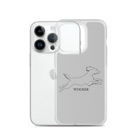 Wocker - Working Cocker Spaniel - iPhone Case - Grey