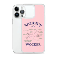 Anatomy of a Wocker - Working Cocker Spaniel - iPhone Case - Pink