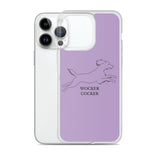 Wocker Cocker - Working Cocker Spaniel - iPhone Case - Purple