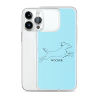 Wocker - Working Cocker Spaniel - iPhone Case - Light Blue