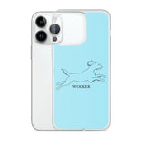 Wocker - Working Cocker Spaniel - iPhone Case - Light Blue
