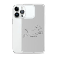 Wocker - Working Cocker Spaniel - iPhone Case - Grey