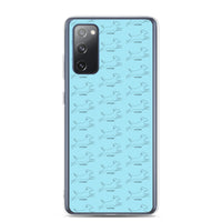 Cocker Spaniel Samsung Phone Case - Light Blue