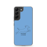 Wocker Cocker - Working Cocker Spaniel - Samsung Phone Case - Blue