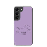 Wocker Cocker - Working Cocker Spaniel - Samsung Phone Case - Purple