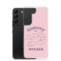 Anatomy of a Wocker - Working Cocker Spaniel - Samsung Phone Case - Pink