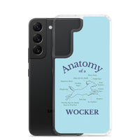 Anatomy of a Wocker - Working Cocker Spaniel - Samsung Phone Case - Blue