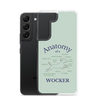 Anatomy of a Wocker - Working Cocker Spaniel - Samsung Phone Case - Green