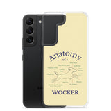Anatomy of a Wocker - Working Cocker Spaniel - Samsung Phone Case - Soft Yellow