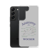 Anatomy of a Wocker - Working Cocker Spaniel - Samsung Phone Case - Grey