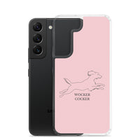 Wocker Cocker - Working Cocker Spaniel - Samsung Phone Case - Pink