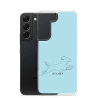 Wocker - Working Cocker Spaniel - Samsung Phone Case - Light Blue