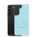Wocker - Working Cocker Spaniel - Samsung Phone Case - Light Blue