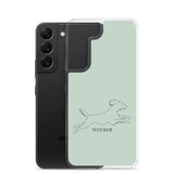 Wocker - Working Cocker Spaniel - Samsung Phone Case - Pale Green