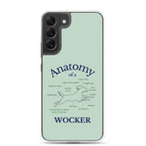 Anatomy of a Wocker - Working Cocker Spaniel - Samsung Phone Case - Green