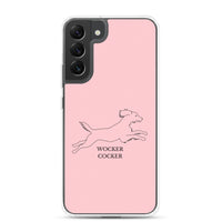 Wocker Cocker - Working Cocker Spaniel - Samsung Phone Case - Pink