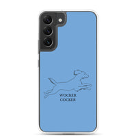 Wocker Cocker - Working Cocker Spaniel - Samsung Phone Case - Blue