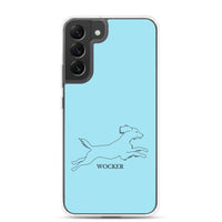 Wocker - Working Cocker Spaniel - Samsung Phone Case - Light Blue