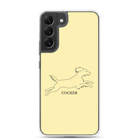 Cocker Spaniel Samsung Phone Case - Soft Yellow