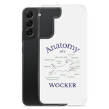 Anatomy of a Wocker - Working Cocker Spaniel - Samsung Phone Case - White