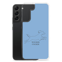 Wocker Cocker - Working Cocker Spaniel - Samsung Phone Case - Blue