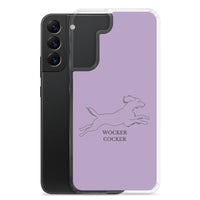 Wocker Cocker - Working Cocker Spaniel - Samsung Phone Case - Purple