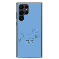 Wocker Cocker - Working Cocker Spaniel - Samsung Phone Case - Blue