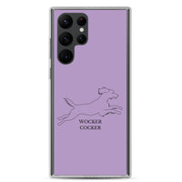 Wocker Cocker - Working Cocker Spaniel - Samsung Phone Case - Purple