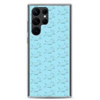 Cocker Spaniel Samsung Phone Case - Light Blue