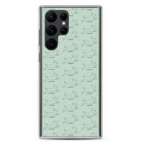 Cocker Spaniel Samsung Phone Case - Light Green