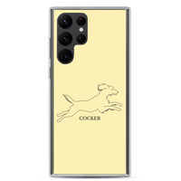 Cocker Spaniel Samsung Phone Case - Soft Yellow