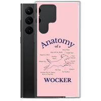 Anatomy of a Wocker - Working Cocker Spaniel - Samsung Phone Case - Pink