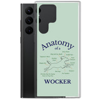 Anatomy of a Wocker - Working Cocker Spaniel - Samsung Phone Case - Green