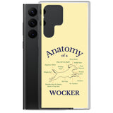 Anatomy of a Wocker - Working Cocker Spaniel - Samsung Phone Case - Soft Yellow