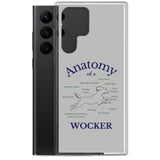 Anatomy of a Wocker - Working Cocker Spaniel - Samsung Phone Case - Grey