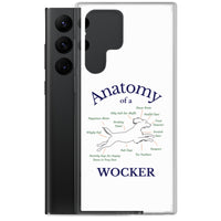 Anatomy of a Wocker - Working Cocker Spaniel - Samsung Phone Case - White