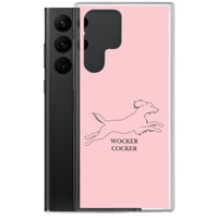 Wocker Cocker - Working Cocker Spaniel - Samsung Phone Case - Pink