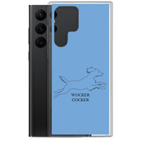 Wocker Cocker - Working Cocker Spaniel - Samsung Phone Case - Blue