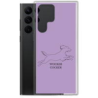 Wocker Cocker - Working Cocker Spaniel - Samsung Phone Case - Purple