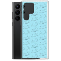 Cocker Spaniel Samsung Phone Case - Light Blue